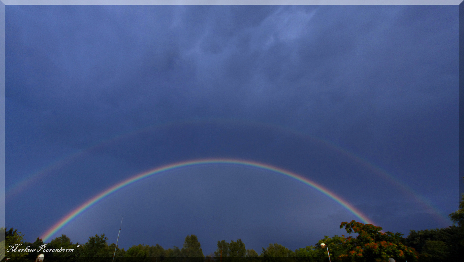 Doppelter Regenbogen