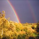 doppelter Regenbogen