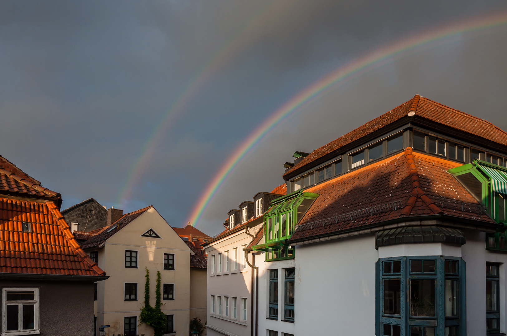 Doppelter Regenbogen