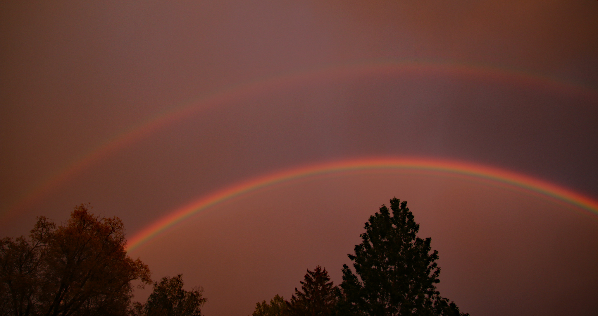 doppelter Regenbogen......