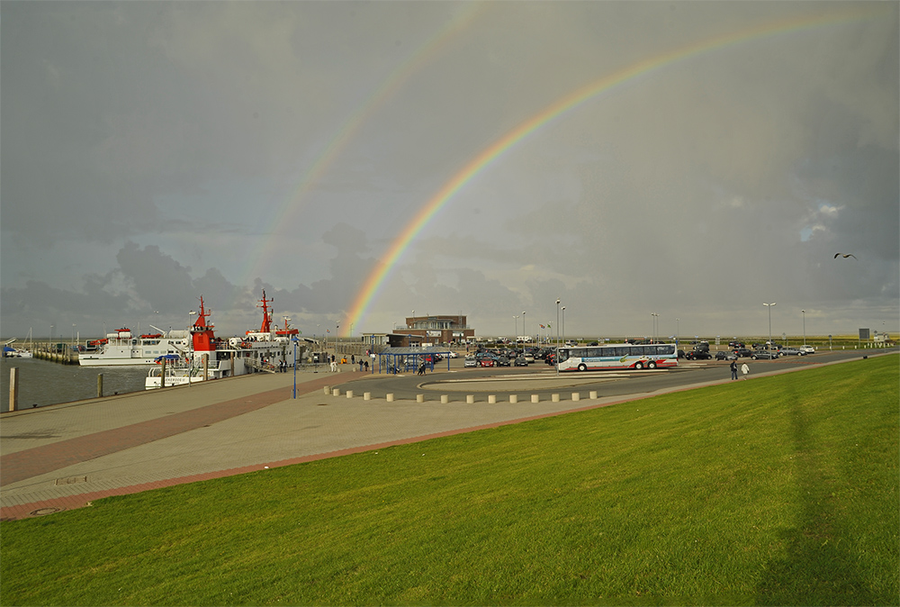 Doppelter Regenbogen