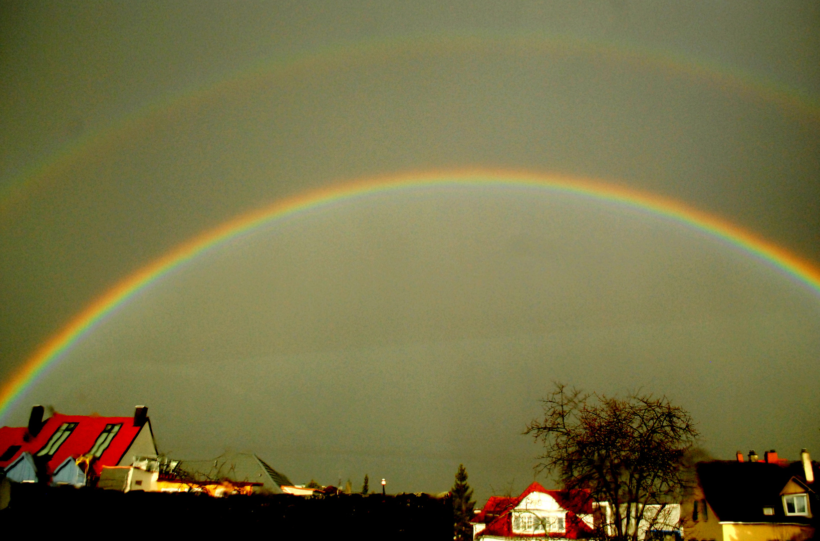 Doppelter Regenbogen