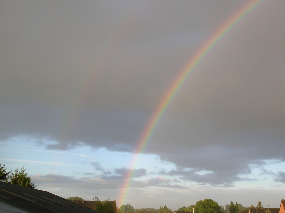 doppelter Regenbogen