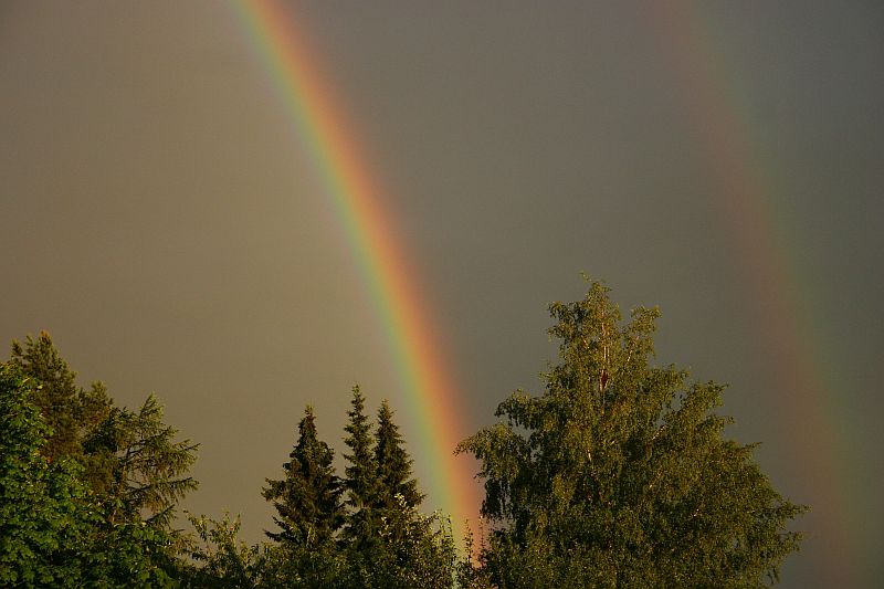 Doppelter Regenbogen