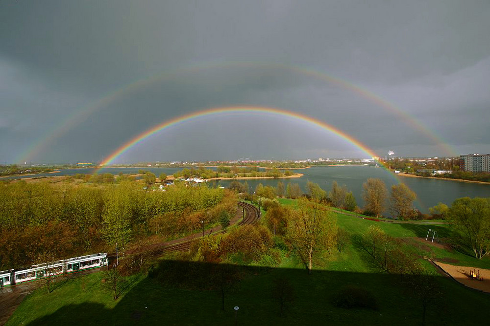 Doppelter Regenbogen