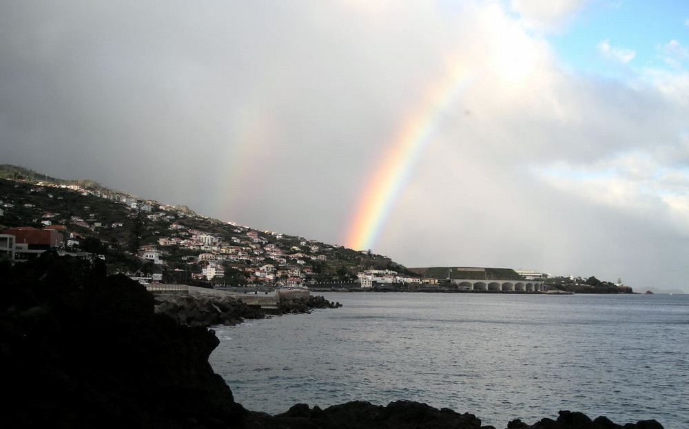 doppelter Regenbogen ...