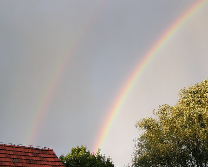 Doppelter Regenbogen