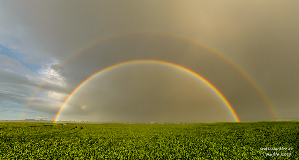 doppelter Regenbogen