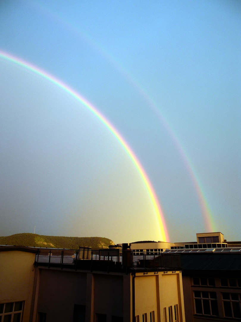 Doppelter Regenbogen