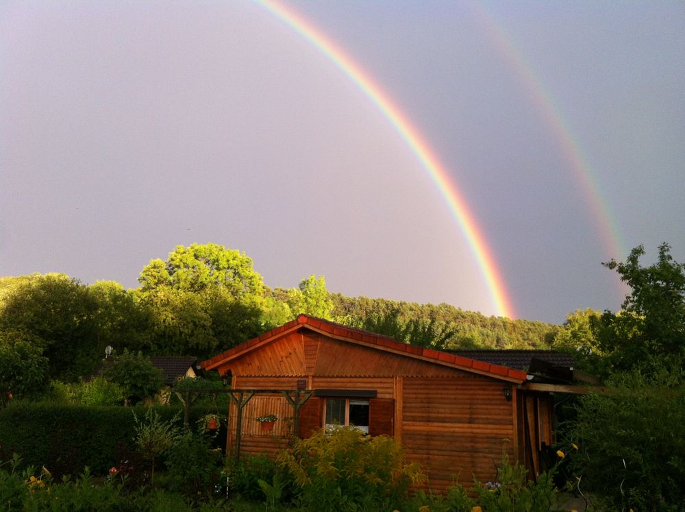 Doppelter Regenbogen...