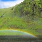 Doppelter Regenbogen auf Island