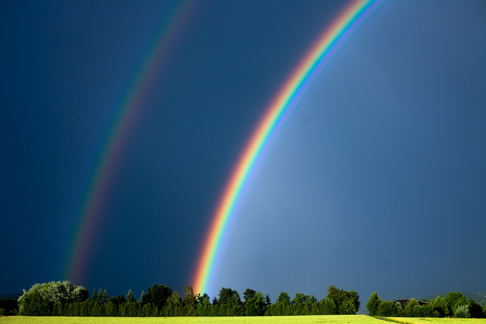 Doppelter Regenbogen