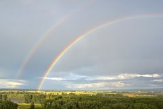 Doppelter Regenbogen