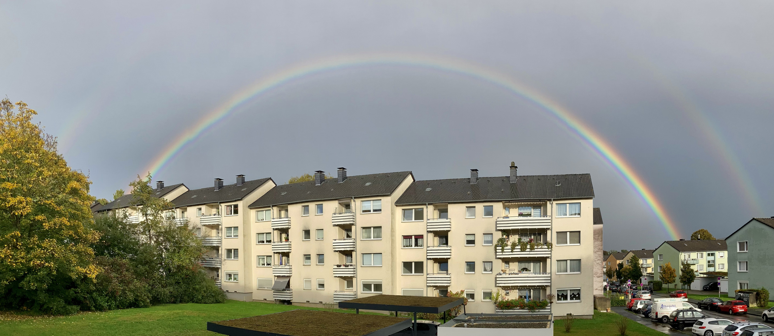 doppelter Regenbogen