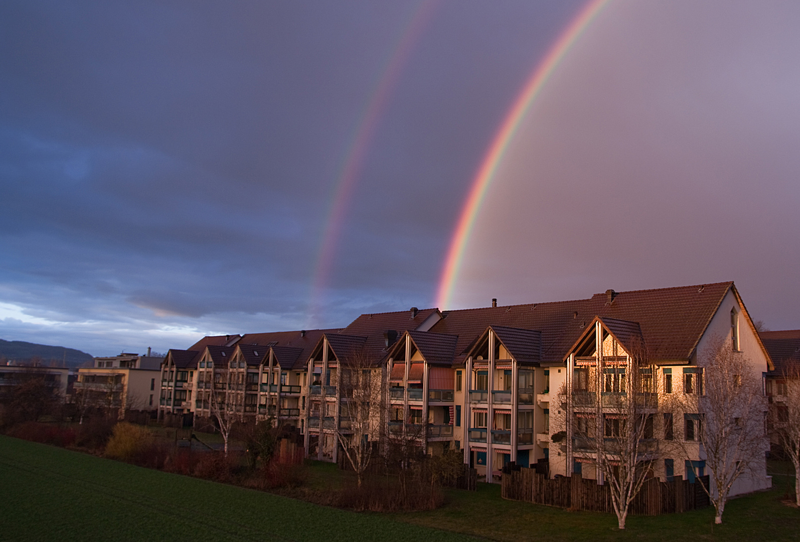 Doppelter Regenbogen