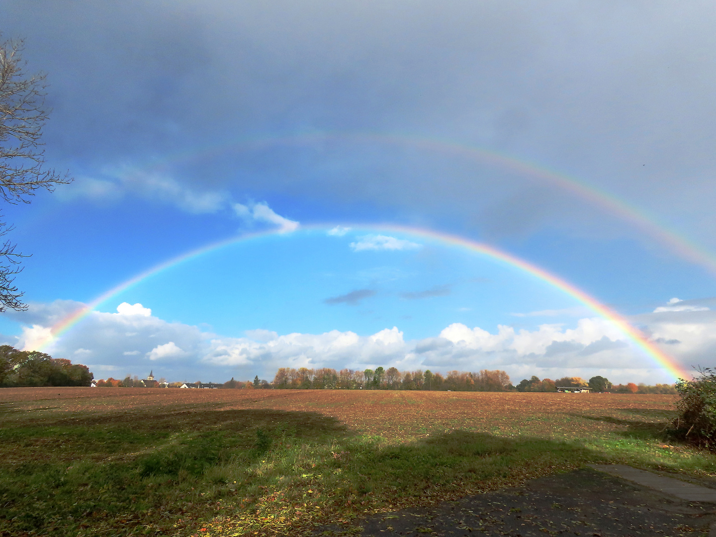 doppelter Regenbogen