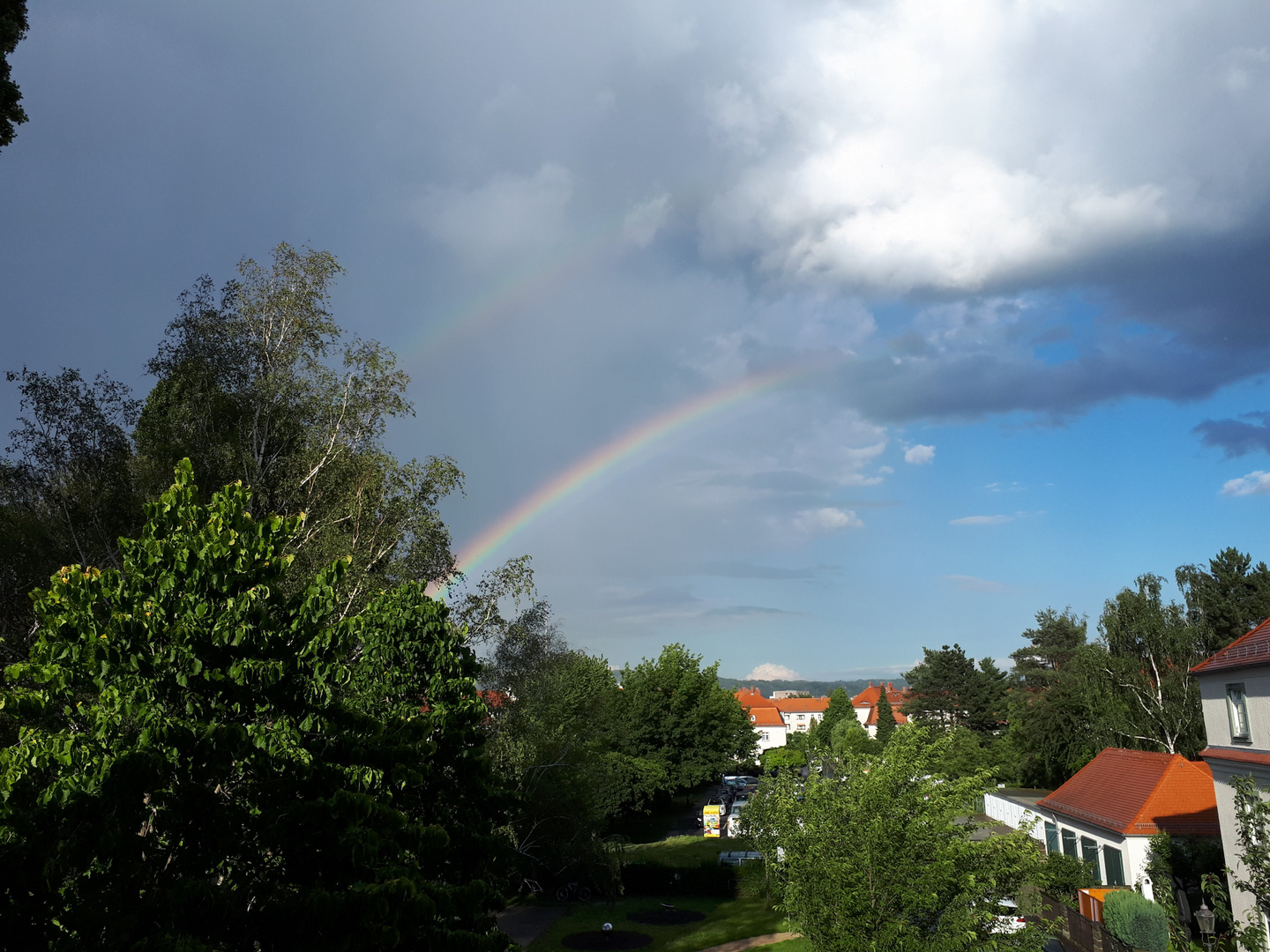 doppelter Regenbogen