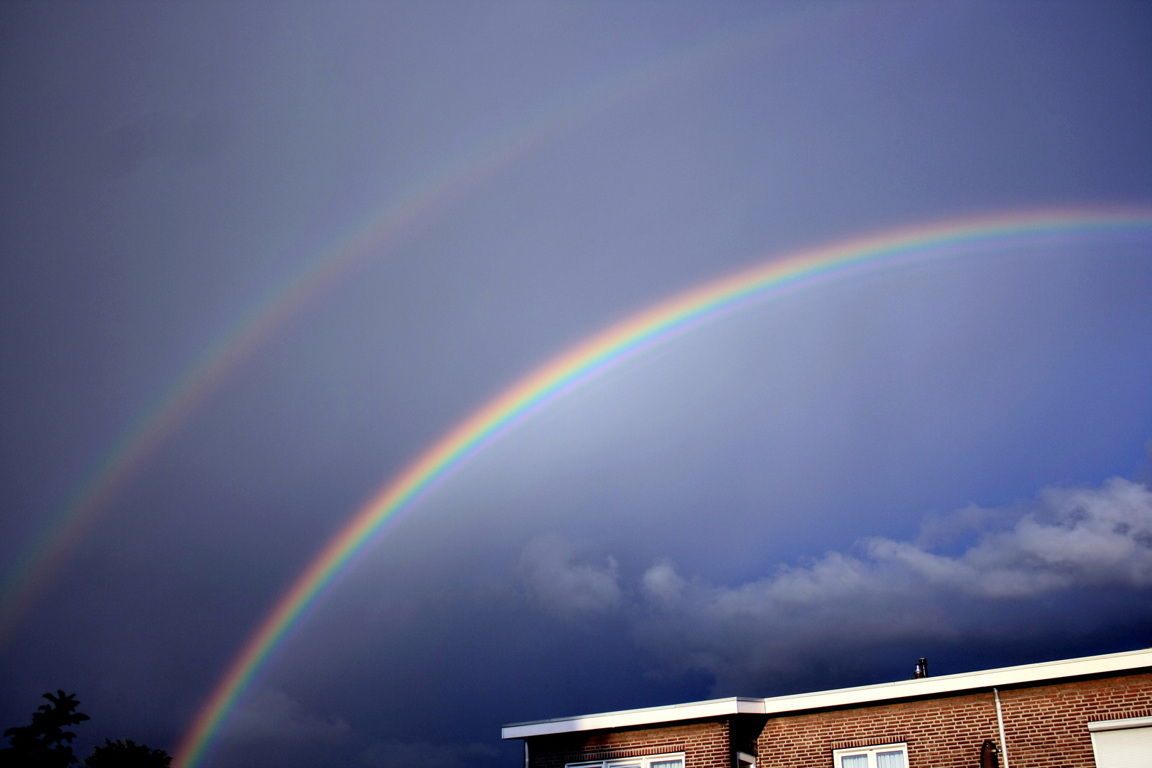 doppelter Regenbogen