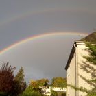 Doppelter Regenbogen + Gingko- Baum