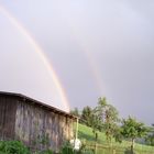 Doppelter Regenbogen im Emmental