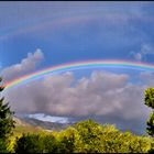 Doppelter Regenbogen in Kroatien