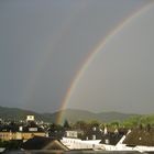 Doppelter Regenbogen über Bad Laasphe