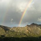 Doppelter Regenbogen über dem Wildenkogel