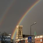 Doppelter Regenbogen über Henrichenburg