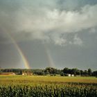 Doppelter Regenbogen über Rhade :)