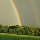 doppelter Regenbogen über Voiswinkel