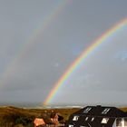 Doppelter Regenbogen vor Westerland