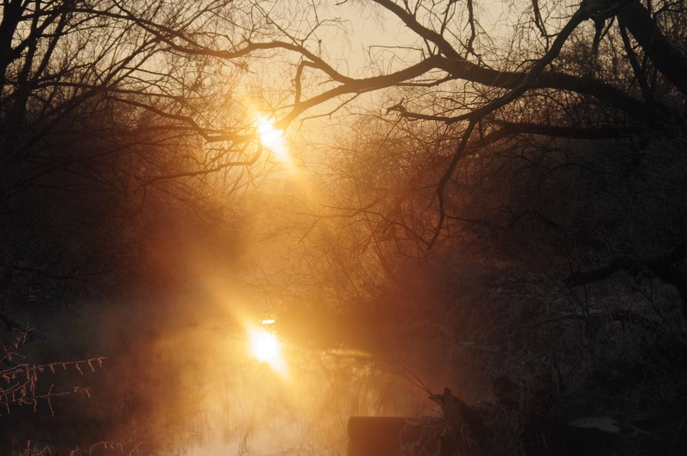 Doppelter Sonnenaufgang