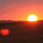 Doppelter Sonnenuntergang