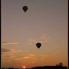 Doppelter Sonnenuntergang