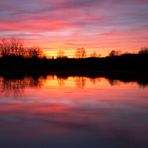 Doppelter Sonnenuntergang