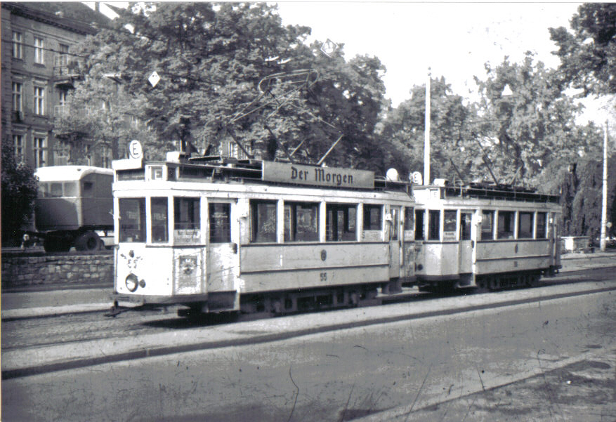 Doppeltrakion von Wismartriebwagen in Frankfurt/Oder