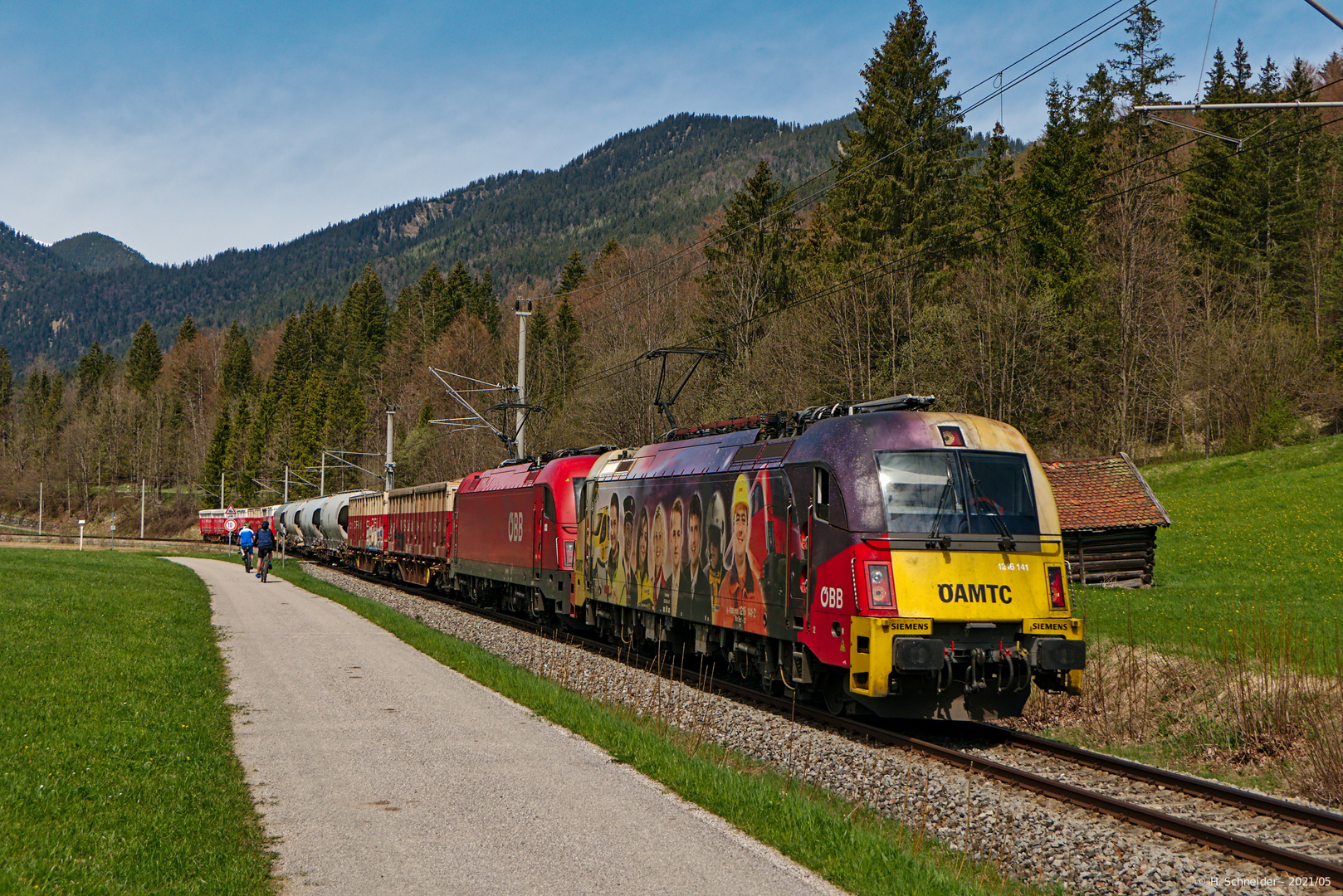 Doppeltraktion auf der Karwendelbahn