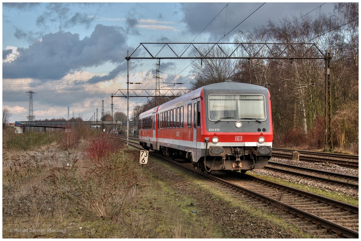 Doppeltriebwagen in Oberhausen