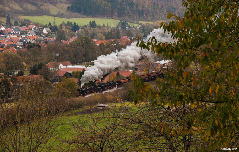 Doppelwanne über den Dächern von Gräfenroda