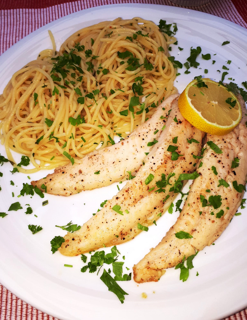 Dorade mit Pasta