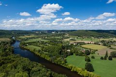 Dordogne-Landschaft von Domme aus gesehen...