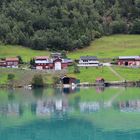 Dorf am Gletscher