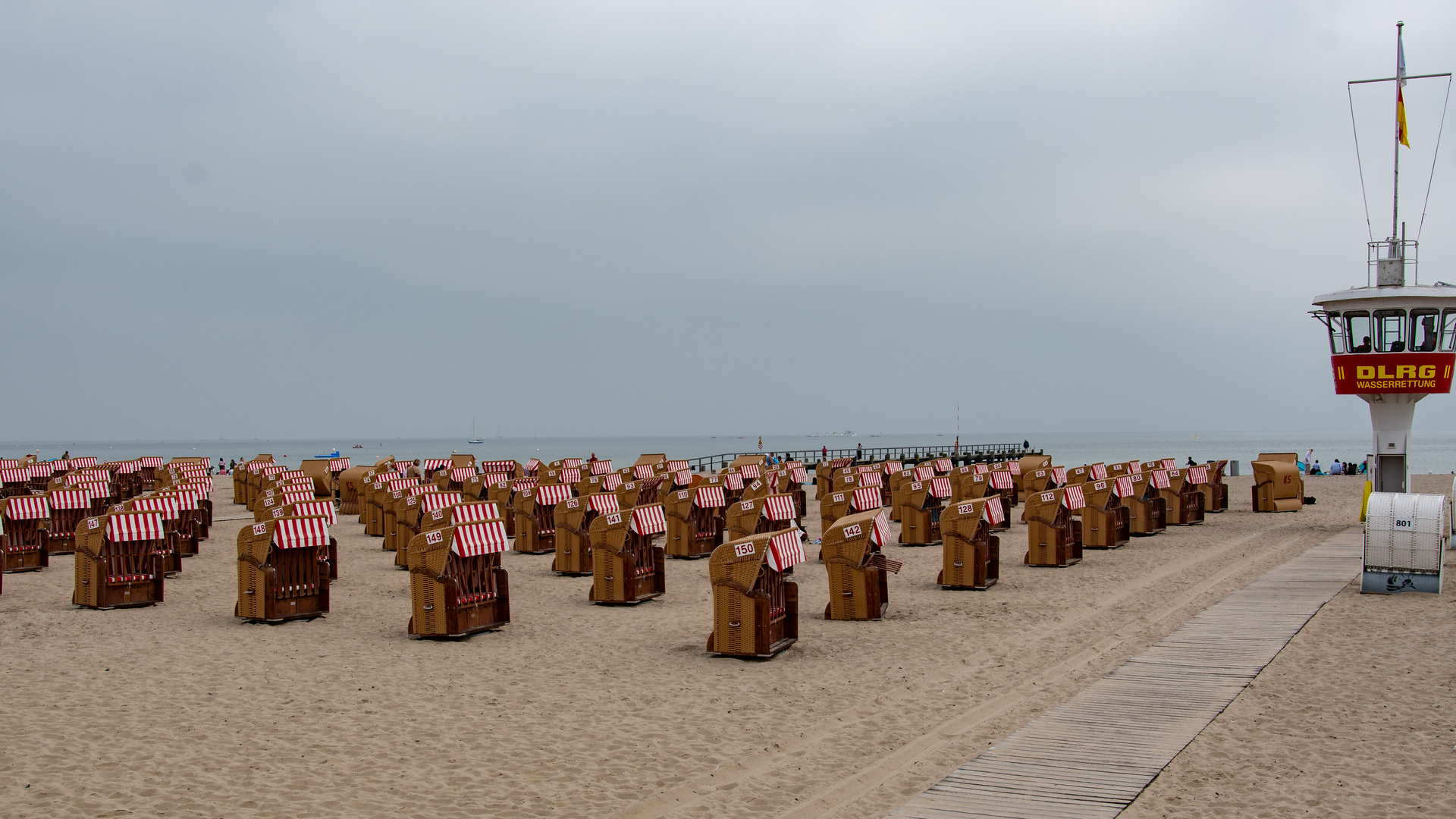 Dorf am Strand