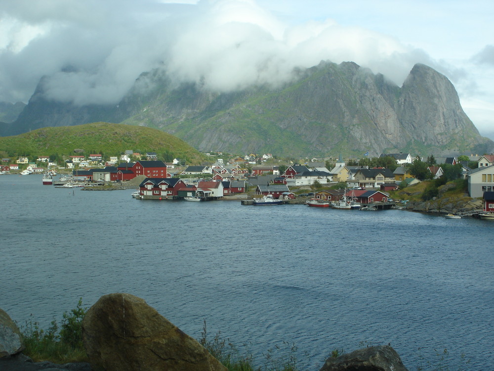 Dorf auf den Lofoten