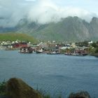 Dorf auf den Lofoten