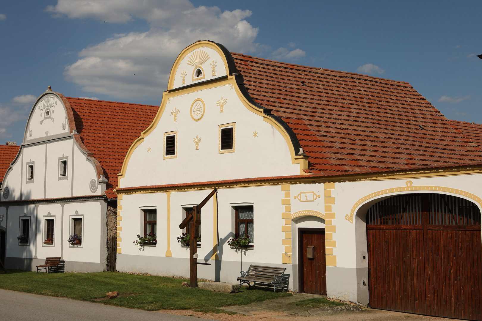 Dorf aus den 1830er Jahren