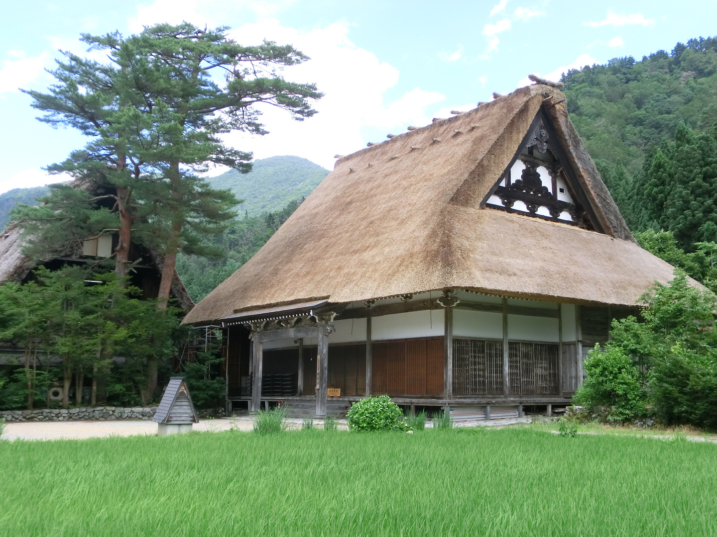 Dorf-Haus von alten Meisters Japan