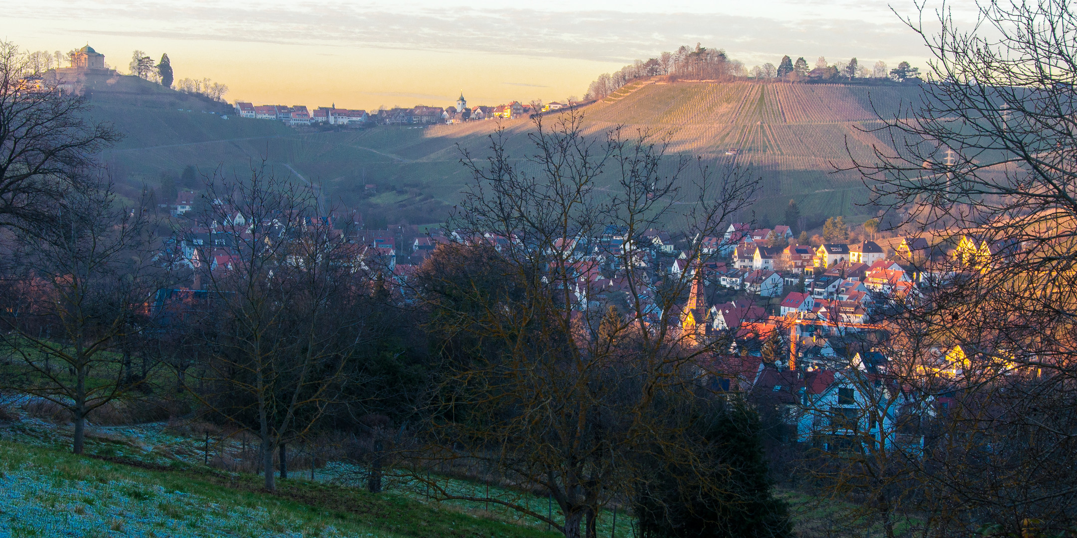 Dorf im Abendlicht (2)