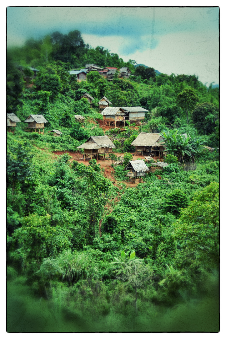 Dorf im Norden von Laos