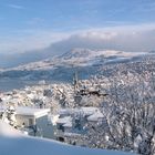 Dorf im Schnee